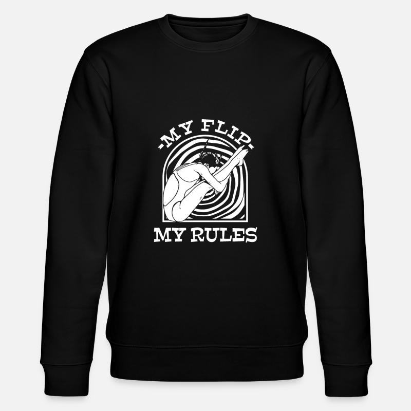 Diving Diving Turning around - Stanley/Stella CHANGER Unisex Organic Sweatshirt - black