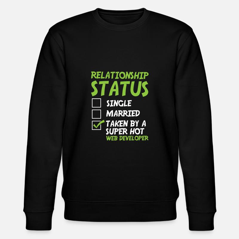Web Developer Web Developer Funny - Stanley/Stella CHANGER Unisex Organic Sweatshirt - black