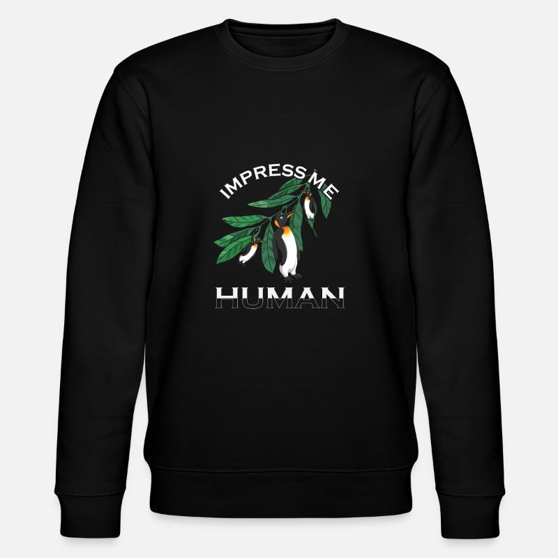 Pingouin drôle - Sweat bio CHANGER Stanley/Stella Unisexe - noir