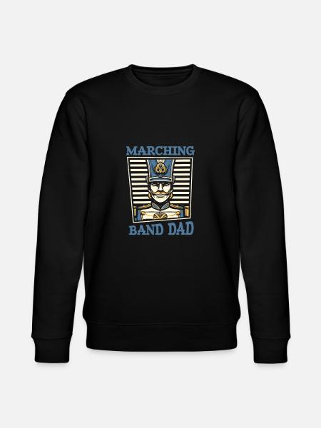 Fan train marching band dad - Stanley/Stella CHANGER Unisex Organic Sweatshirt - black