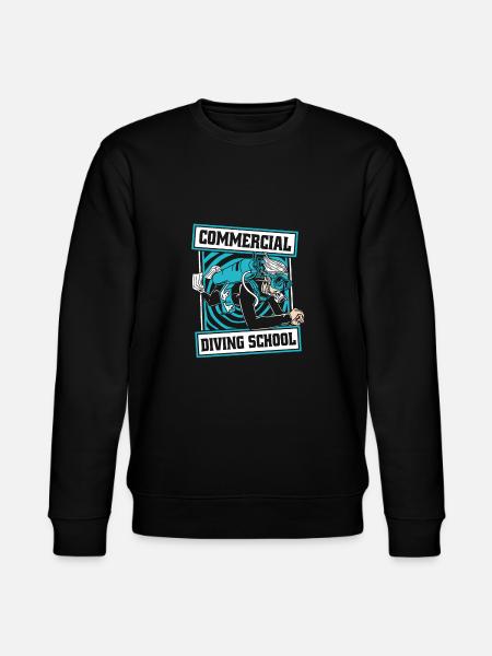 Diving Diver Commercial Diving - Stanley/Stella CHANGER Unisex Organic Sweatshirt - black