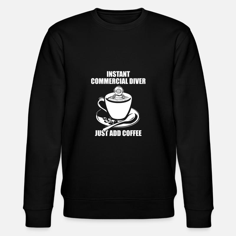 Plongée Divers Café Plongée commerciale - Sweat bio CHANGER Stanley/Stella Unisexe - noir