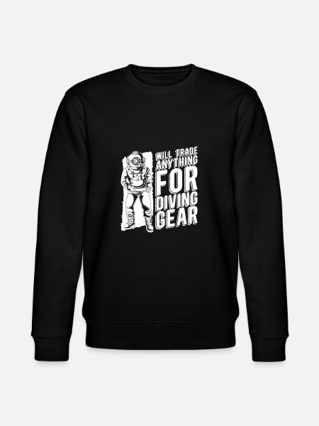 Diving Divers Commercial Diving - Stanley/Stella CHANGER Unisex Organic Sweatshirt - black