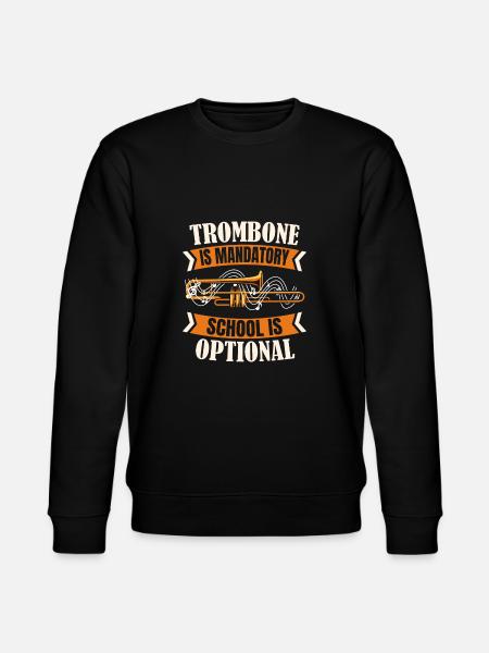 Spielmannszug Trombone Funny - Stanley/Stella CHANGER Unisex Organic Sweatshirt - black