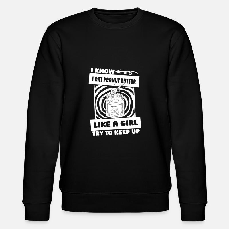 Erdnussbutter - Stanley/Stella Unisex Bio-Sweatshirt CHANGER - Schwarz