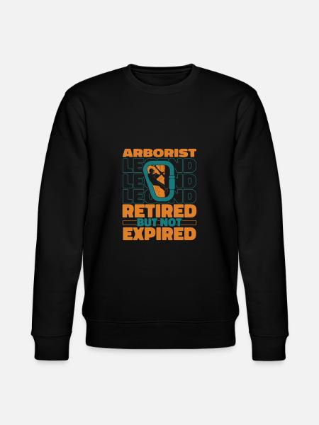 Arborist Retired arborist - Stanley/Stella CHANGER Unisex Organic Sweatshirt - black