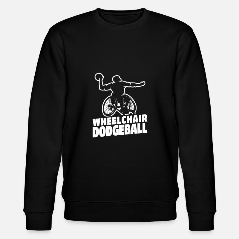 Fauteuil roulant de ballon chasseur - Sweat bio CHANGER Stanley/Stella Unisexe - noir