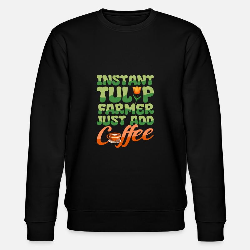 Tulips Coffee - Stanley/Stella CHANGER Unisex Organic Sweatshirt - black