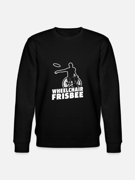 Frisbee Fauteuil roulant - Sweat bio CHANGER Stanley/Stella Unisexe - noir