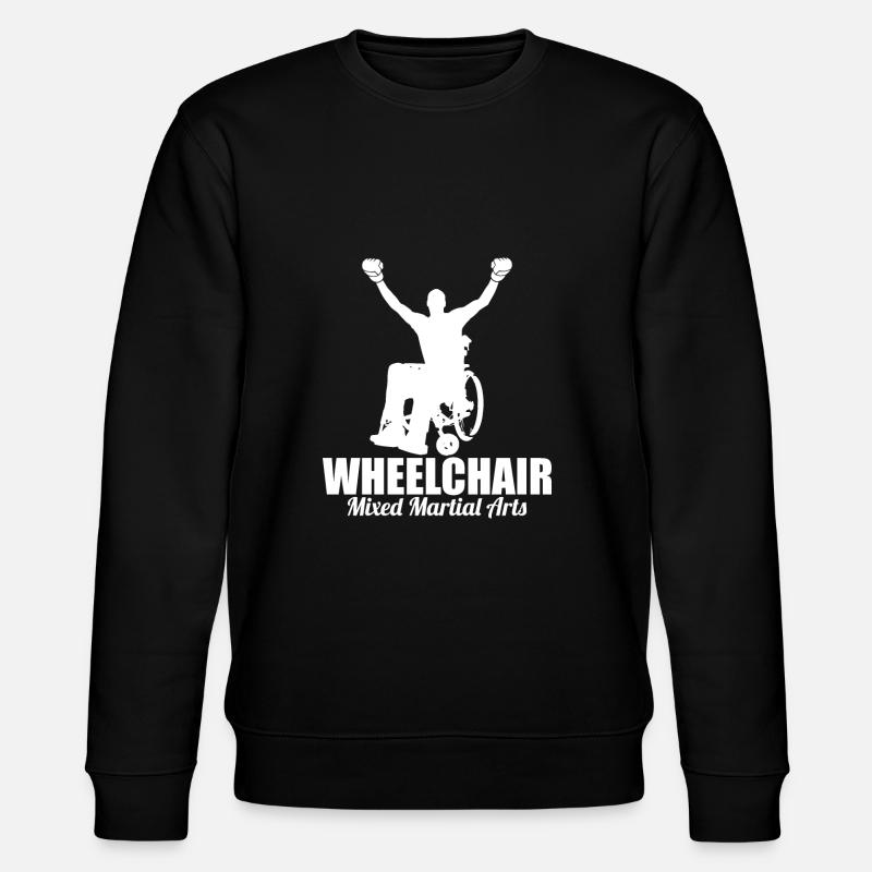 Mixed Martial Arts Rollstuhl - Stanley/Stella Unisex Bio-Sweatshirt CHANGER  - Schwarz