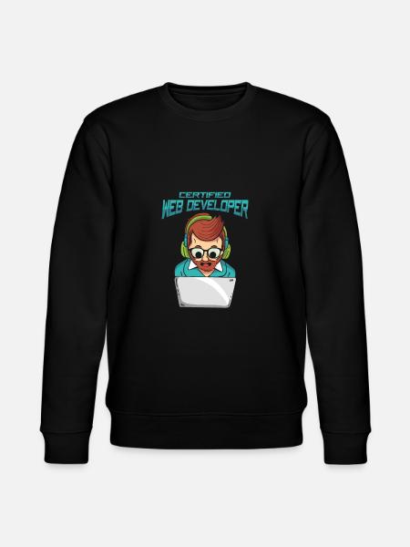 Web Entwickler Webdeveloper Zertifiziert - Stanley/Stella Unisex Bio-Sweatshirt CHANGER - Schwarz