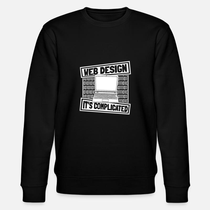 Web Entwickler Webdeveloper - Stanley/Stella Unisex Bio-Sweatshirt CHANGER  - Schwarz