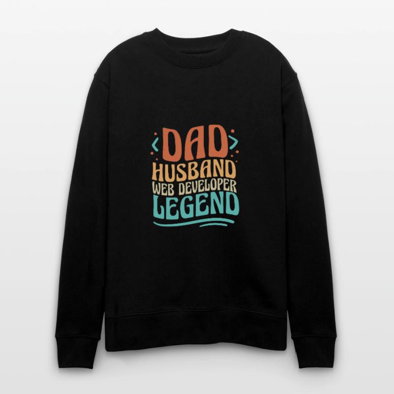 Web Developer Web Developer Father Stanley/Stella CHANGER Unisex Organic Sweatshirt