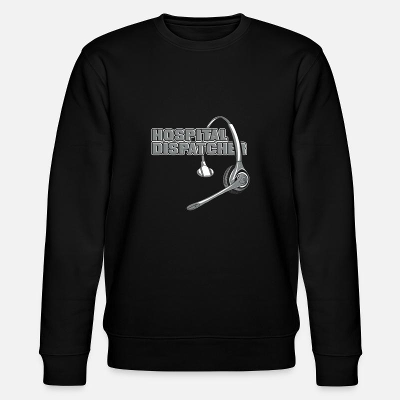 Notruf Leitstelle Einsatzzentrale Cool - Stanley/Stella Unisex Bio-Sweatshirt CHANGER  - Schwarz