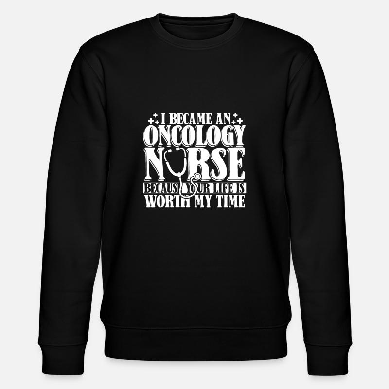 Krankenschwester Leben - Stanley/Stella Unisex Bio-Sweatshirt CHANGER  - Schwarz