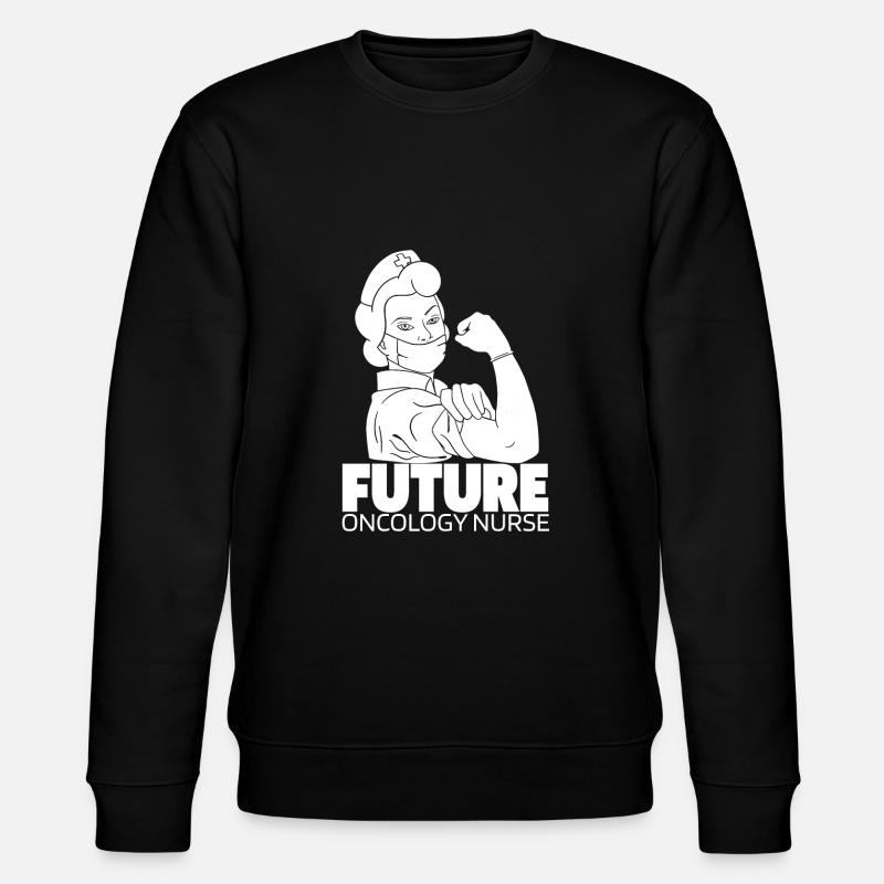 Krankenschwester Zukunft - Stanley/Stella Unisex Bio-Sweatshirt CHANGER - Schwarz