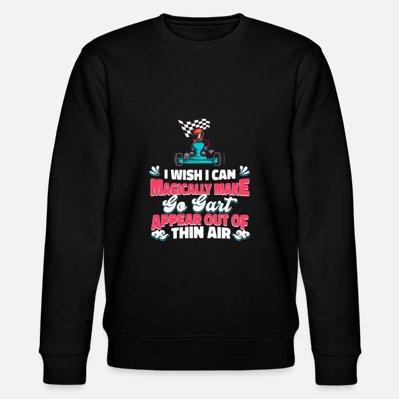 Faire du karting, karting, karting - Sweat bio CHANGER Stanley/Stella Unisexe - noir