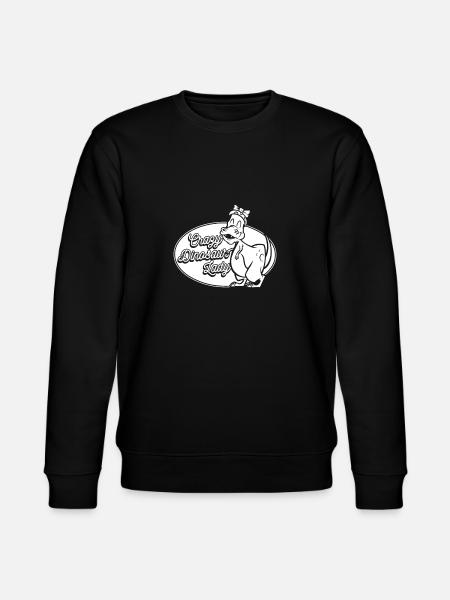 Dinosaur Adult Dinosaur - Stanley/Stella CHANGER Unisex Organic Sweatshirt - black