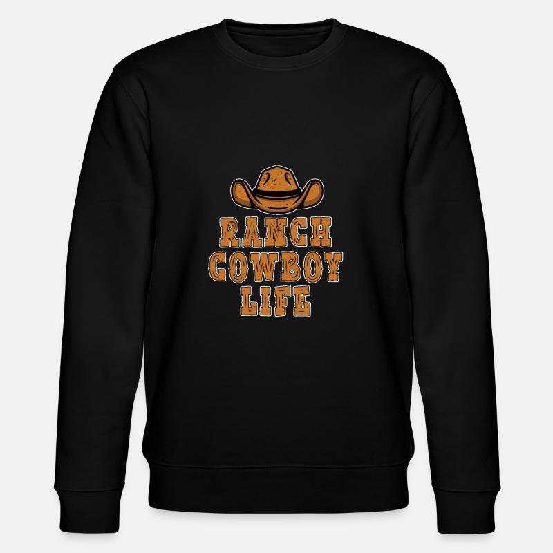 Rodeo Cowboy Leben - Stanley/Stella Unisex Bio-Sweatshirt CHANGER - Schwarz