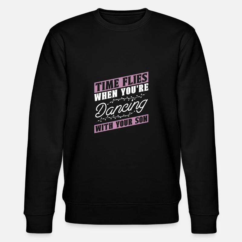 Mom Mutter Sohn Tanz Mutter - Stanley/Stella Unisex Bio-Sweatshirt CHANGER  - Schwarz