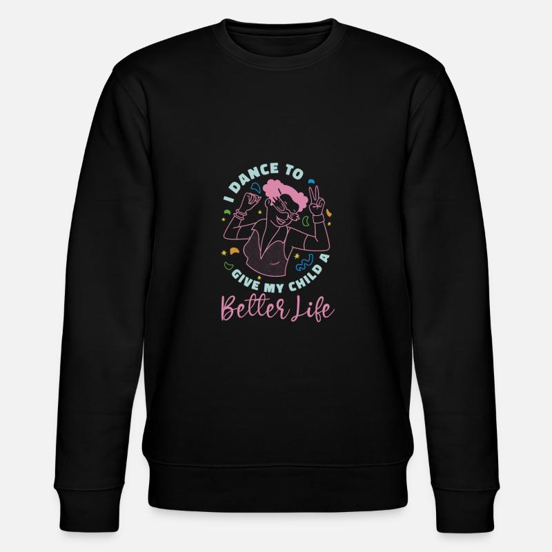 Mom Mutter Kind Tanz Mutter - Stanley/Stella Unisex Bio-Sweatshirt CHANGER  - Schwarz