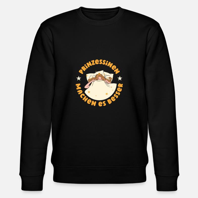 Prinzessin - Stanley/Stella Unisex Bio-Sweatshirt CHANGER  - Schwarz