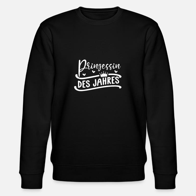 Prinzessin - Stanley/Stella Unisex Bio-Sweatshirt CHANGER  - Schwarz
