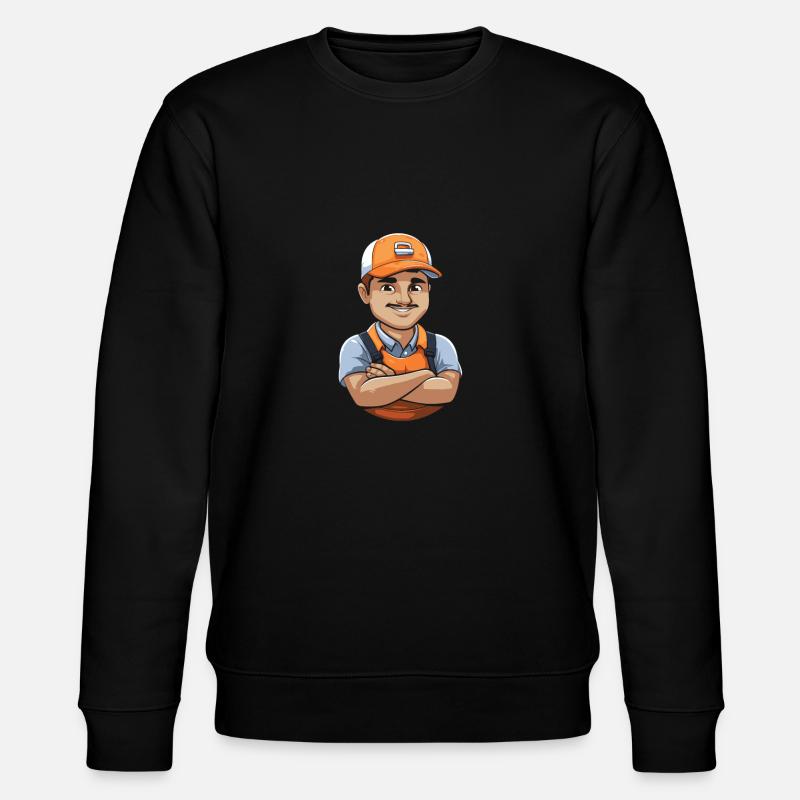 Warehouse clerk Warehouse worker - Stanley/Stella CHANGER Unisex Organic Sweatshirt - black