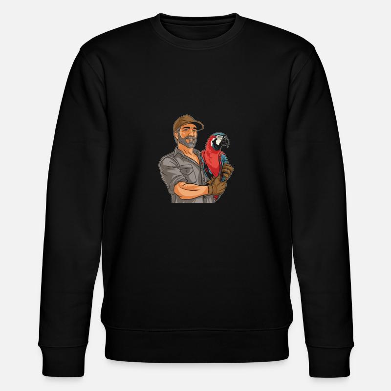 Tierpfleger Zoowärter - Stanley/Stella Unisex Bio-Sweatshirt CHANGER  - Schwarz