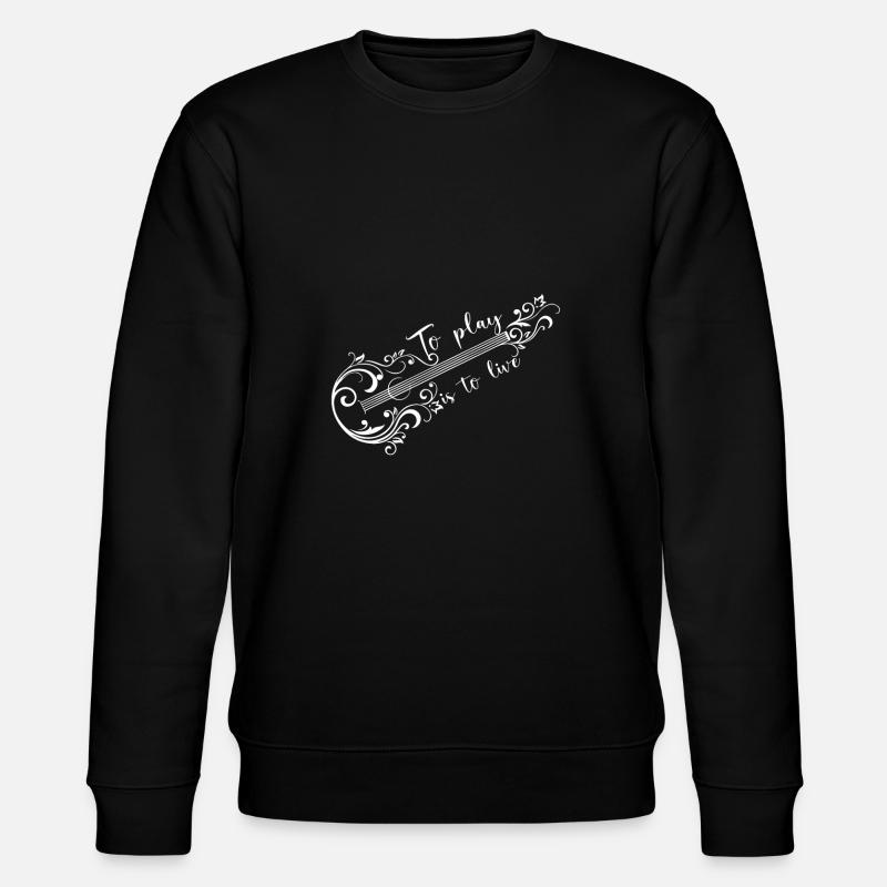 Malle de guitare acoustique - Sweat bio CHANGER Stanley/Stella Unisexe - noir