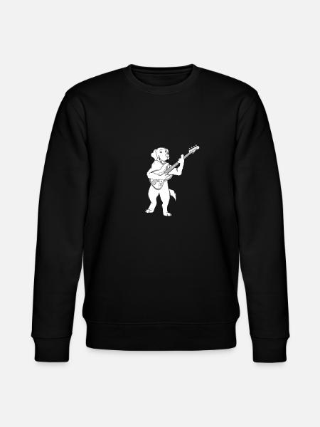 Bassist Bass Guitar Bass Player Dog - Stanley/Stella CHANGER Unisex Organic Sweatshirt - black