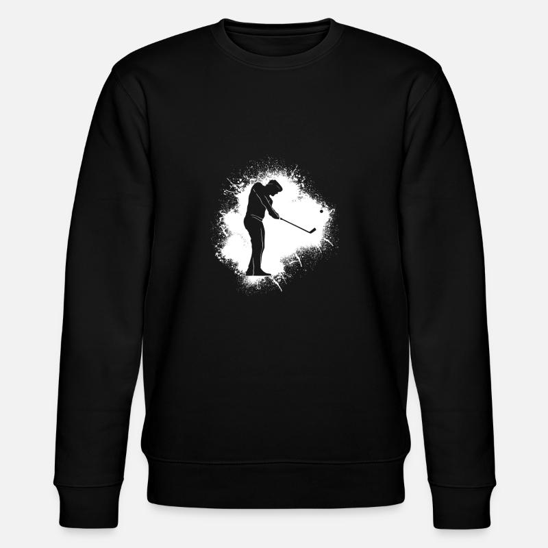 Golf Golfeurs Golfing Splash - Sweat bio CHANGER Stanley/Stella Unisexe - noir