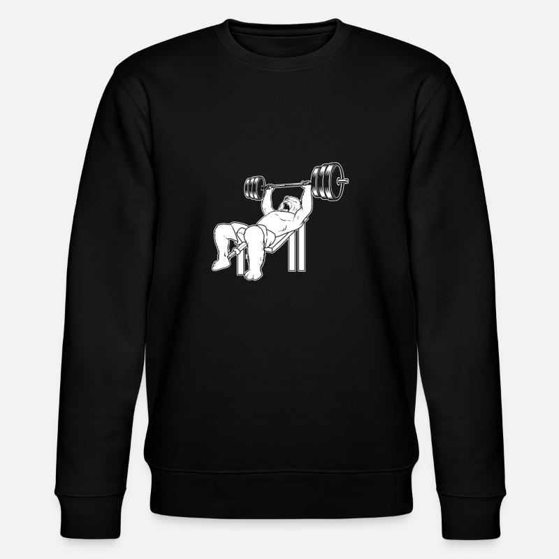 Powerlifting Powerlifter Tiger - Stanley/Stella CHANGER Unisex Organic Sweatshirt - black