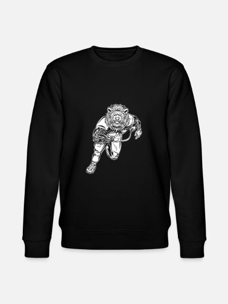Rugby Lion - Stanley/Stella CHANGER Unisex Organic Sweatshirt - black