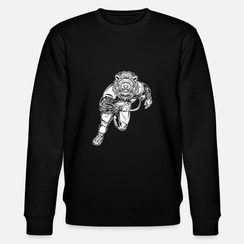 Rugby Lion - Sweat bio CHANGER Stanley/Stella Unisexe - noir