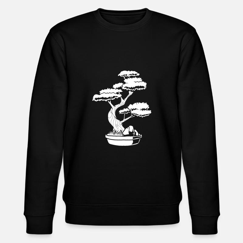 Bonsai Tree - Stanley/Stella CHANGER Unisex Organic Sweatshirt - black