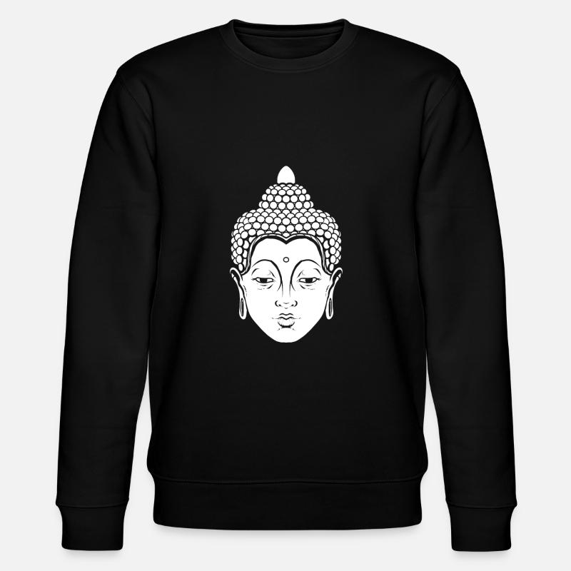 Buddha Buddhist - Stanley/Stella Unisex Bio-Sweatshirt CHANGER  - Schwarz