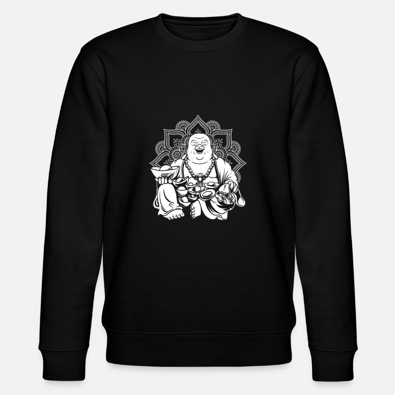 Mandala bouddhiste de Bouddha - Sweat bio CHANGER Stanley/Stella Unisexe - noir