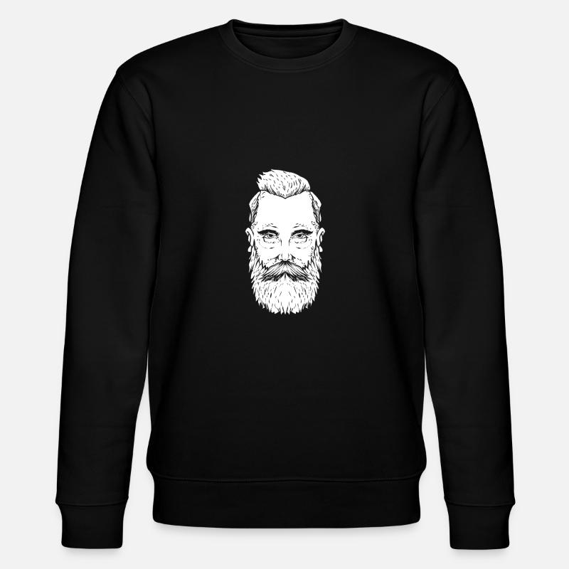 Beard Full Beard - Stanley/Stella CHANGER Unisex Organic Sweatshirt - black