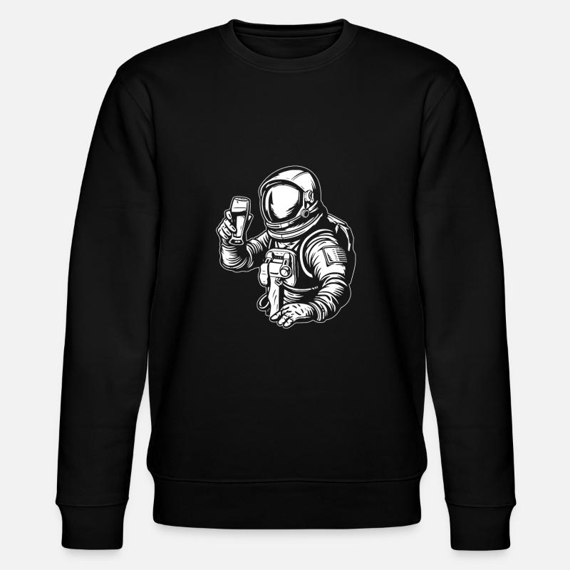 Astronaute, Astronaute, Cosmonaute - Sweat bio CHANGER Stanley/Stella Unisexe - noir