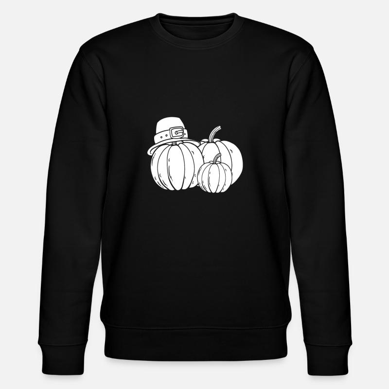 Citrouille de Thanksgiving - Sweat bio CHANGER Stanley/Stella Unisexe - noir