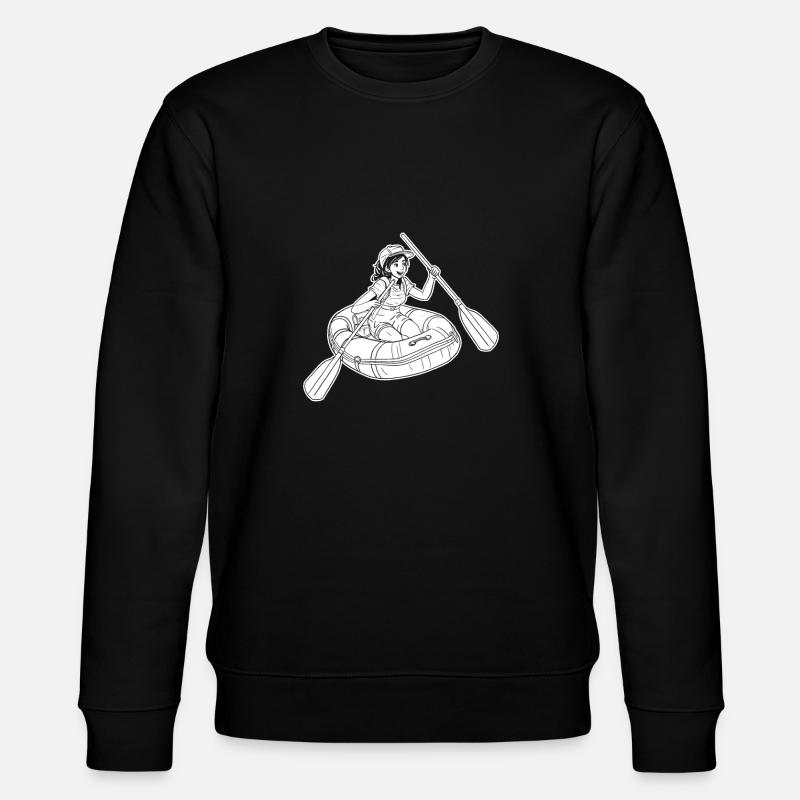 Rafting - Stanley/Stella Unisex Bio-Sweatshirt CHANGER - Schwarz