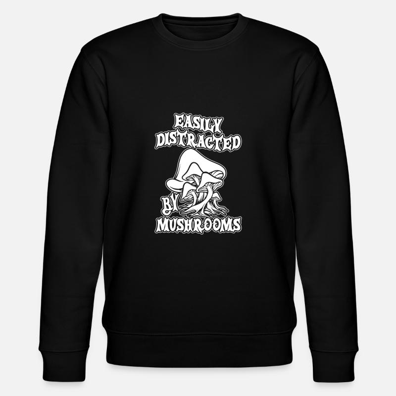 Cueilleur de champignons - Sweat bio CHANGER Stanley/Stella Unisexe - noir