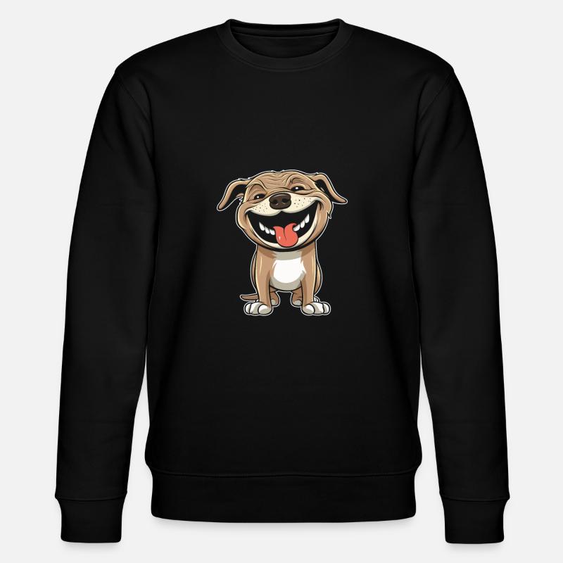 Carlin Chien Drôle - Sweat bio CHANGER Stanley/Stella Unisexe - noir