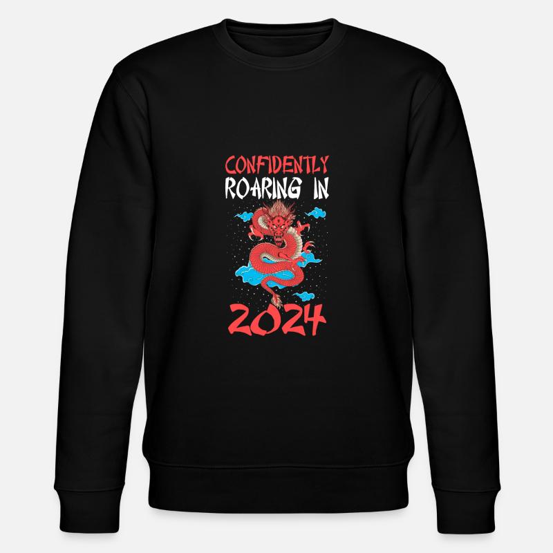 Année du Dragon 2024 - Sweat bio CHANGER Stanley/Stella Unisexe - noir