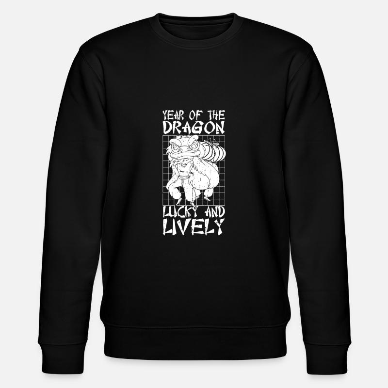 Année du Dragon 2024 - Sweat bio CHANGER Stanley/Stella Unisexe - noir