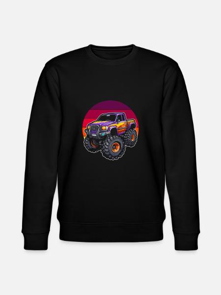 Monster Truck - Stanley/Stella CHANGER Unisex Organic Sweatshirt - black