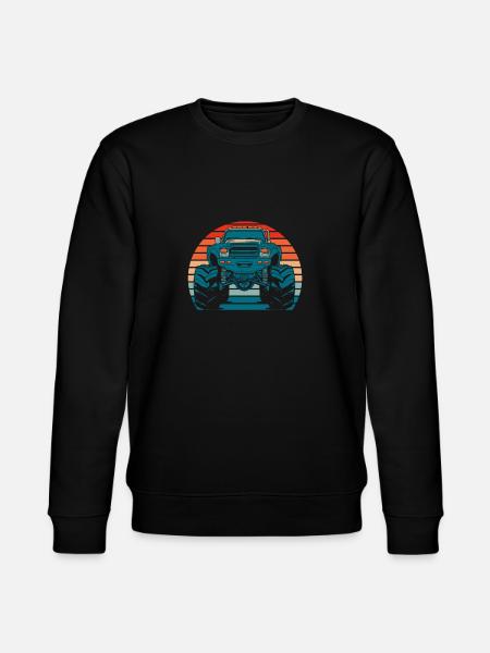Monster Truck - Stanley/Stella CHANGER Unisex Organic Sweatshirt - black