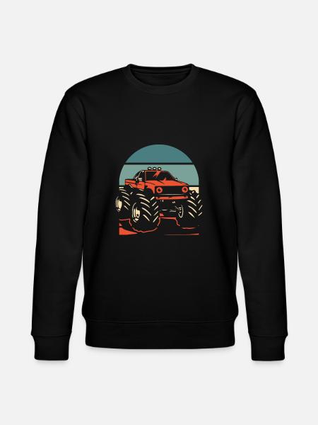 Monster Truck - Stanley/Stella CHANGER Unisex Organic Sweatshirt - black