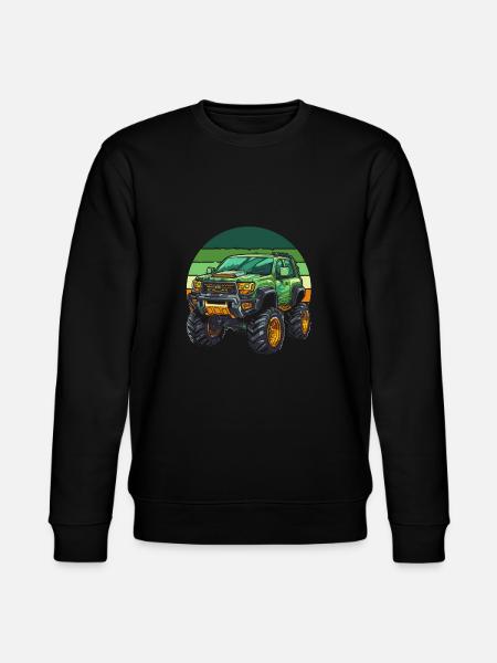 Monster Truck - Stanley/Stella CHANGER Unisex Organic Sweatshirt - black